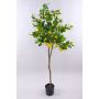 Limonero artificial AINSLEY con frutos, tronco artificial, 150cm