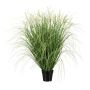 Hierba artificial para limpiar lámparas RIVLA con panículas, color crema, 90 cm