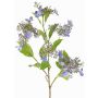 Rama de hortensia artificial KATHANI, azul-blanco-verde, 80cm, Ø10-13cm