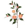 Rama de camelia artificial YARINA con flores, rosa-crema, 75cm
