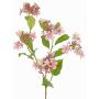 Rama de hortensias artificiales KATHANI, rosa-blanco-verde, 80cm, Ø10-13cm