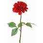 Dalia artificial TINKALA, roja, 60 cm, Ø 11 cm