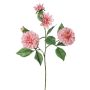 Rama decorativa de dalia artificial QUINKA, rosa, 70 cm