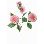 Rama decorativa de dalia artificial QUINKA, rosa, 70cm