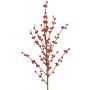 Rama de acebo artificial HIKERNA con bayas, roja, 90 cm