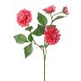 Rama decorativa de dalia artificial QUINKA, rosa oscuro, 70 cm