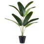 Palmera artificial platanera LACTER en maceta decorativa, 50 cm