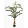 Palmera de frutos dorados artificial VOWRAN en maceta decorativa, crossdoor, verde, 120 cm
