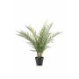 Planta artificial helecho espada LOWTAN en maceta decorativa, crossdoor, verde, 65 cm
