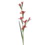 Flor artificial gladiolo GROWEL, coral, 105 cm