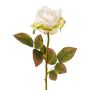 Flor artificial rosa DRINT, blanca, 55 cm