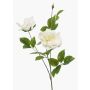 Rama artificial de rosa XAVORN, blanca, 80 cm