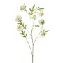 Rama artificial Scabiosa RUXTER, blanca, 115 cm