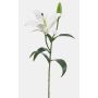 Flor artificial de lirio tigre MIXLON, blanco, 55 cm