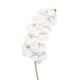 Rama artificial de orquídea Phalaenopsis XURI, blanca, 100 cm