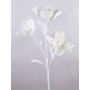 Rama de camelia decorativa RANIA, blanco, 95cm, Ø20cm