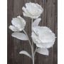 Rama de camelia decorativa RANIA, blanco, 95cm, Ø20cm