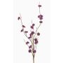 Rama artificial de silfio con bayas, violeta claro, 95 cm