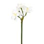 Flor artificial de narciso VLAMOR, blanco, 40 cm