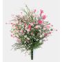 Flor artificial de gypsophila en varilla, crossdoor, rosa-rosa, 45 cm
