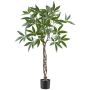 Árbol artificial Pachira WINMA, tronco artificial trenzado, 120 cm