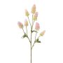 Rama artificial de trébol blanco TREVLA con flores, rosa, 55 cm