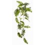 Planta colgante artificial filodendro selloum SNALVI con varilla, 90 cm