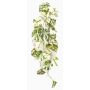 Planta artificial colgante Scindapsus NAVIRT en varilla, verde-blanca, 90 cm