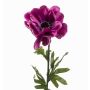 Flor artificial de anémona URASSAYA, violeta, 45 cm