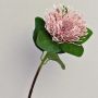Flor falsa protea TANJA, rosa-rosa, 65cm