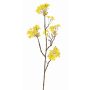Rama de arce artificial ALHENA con flores, amarillo, 70cm, Ø5-9cm