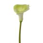 Calla artificial MIRAC, verde-blanco, 75cm, 12x15cm