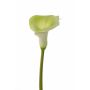 Calla artificial MIRAC, verde-blanco, 75cm, 13x15cm