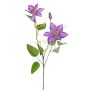 Clematis artificial DORAN, lila, 75cm, Ø11-13cm
