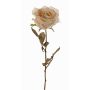 Rosa artificial NAJMA, crema-rosa, 65cm, Ø10cm