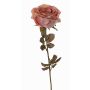 Rosa artificial NAJMA, rosa palo, 65cm, Ø10cm