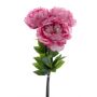 Ramo de flores artificiales de peonías DUDIL, rosa-rosa, 50 cm