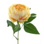 Peonía artificial TALFY, amarilla, 35 cm