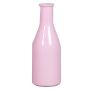 Botella decorativa de cristal ANYA, rosa, 18cm, Ø6,5cm