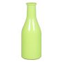Botella decorativa de cristal ANYA, verde claro, 18cm, Ø6,5cm