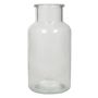 Botella decorativa de cristal LORRIE, transparente, 16 cm, Ø 8,5 cm