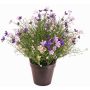 Flor decorativa GISINDA en maceta decorativa, lila-lila claro, 40cm