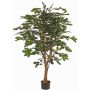 Árbol artificial KELFHY con bellotas, troncos naturales, verde, 180cm