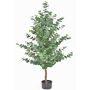 Árbol de eucalipto artificial WEONFYN, tronco artificial, verde, 180cm