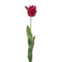 Tulipán decorativo tipo loro LUNIA, fucsia, 70cm