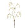 Rama artificial de amaranto PIATRA con flores, color crema, 100 cm