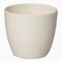 Jardinera de cerámica grande TEHERAN BASAR, crema, 25cm, Ø28cm