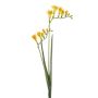 Rama artificial de fresia SVERINA, amarilla, 80 cm