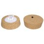 Tapadera de corcho ROYA con luces LED, beige, 3,2cm, Ø10,5cm