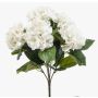 Hortensia artificial JONE en varilla, crema, 40cm